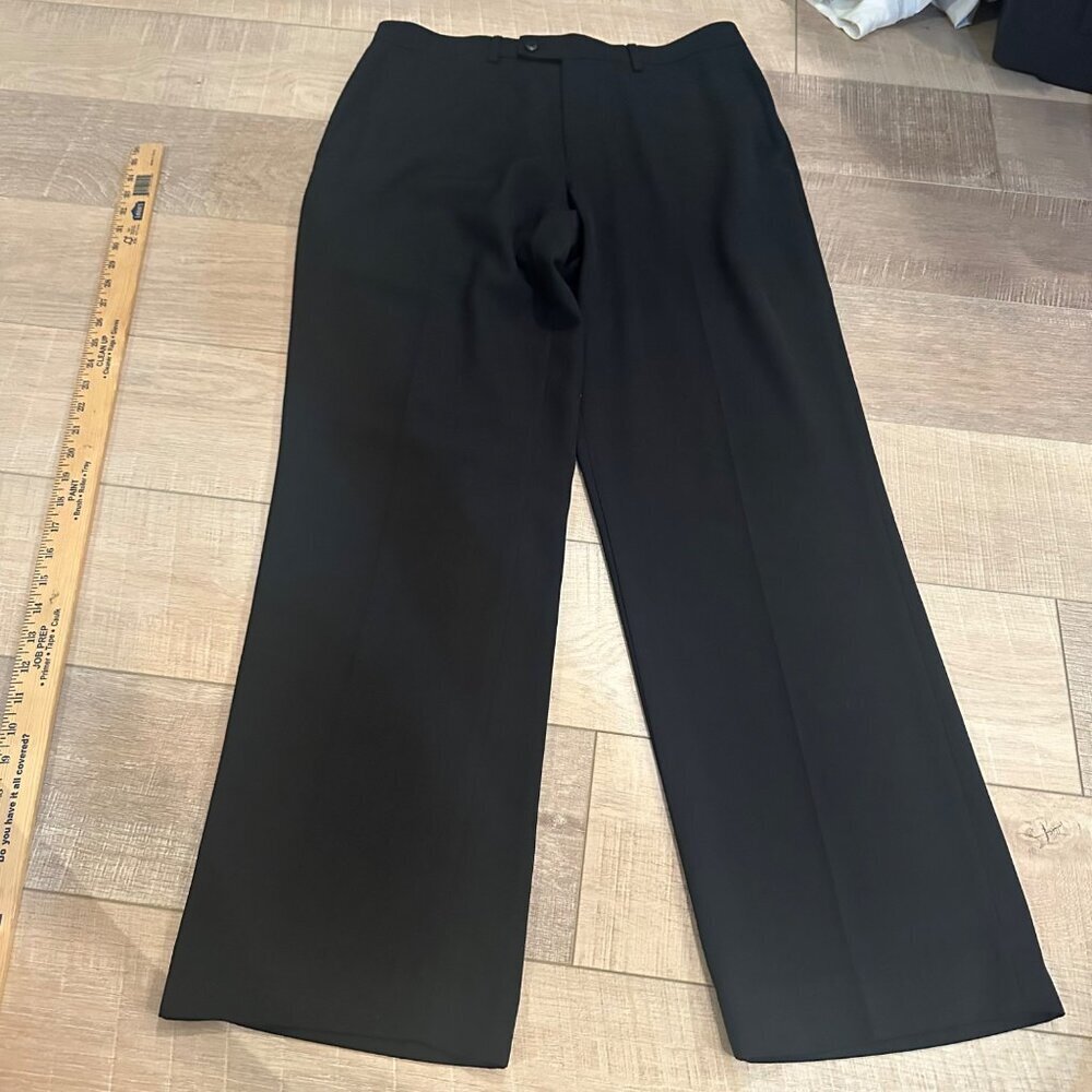 ALAN FLUSSER MENS GOLF PANTS BLACK 34 X 32